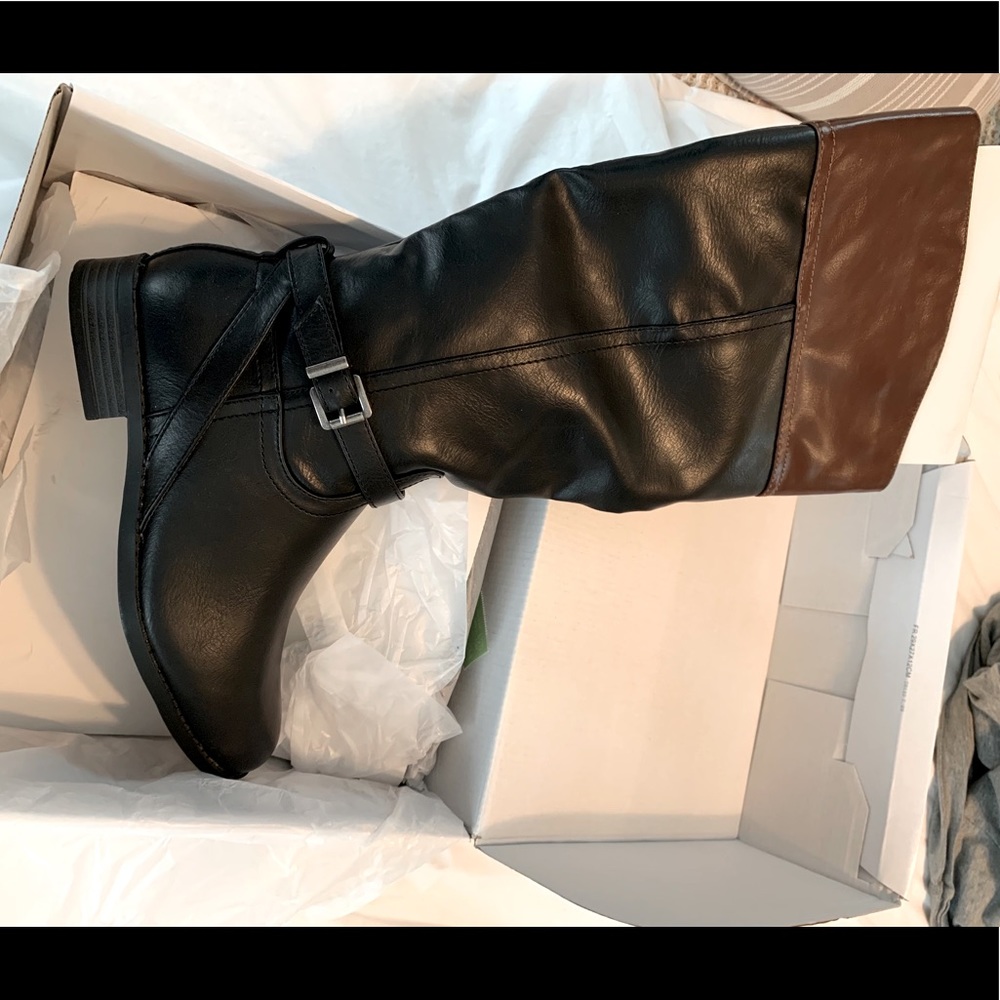 Brand New Two Tone Riding Boots